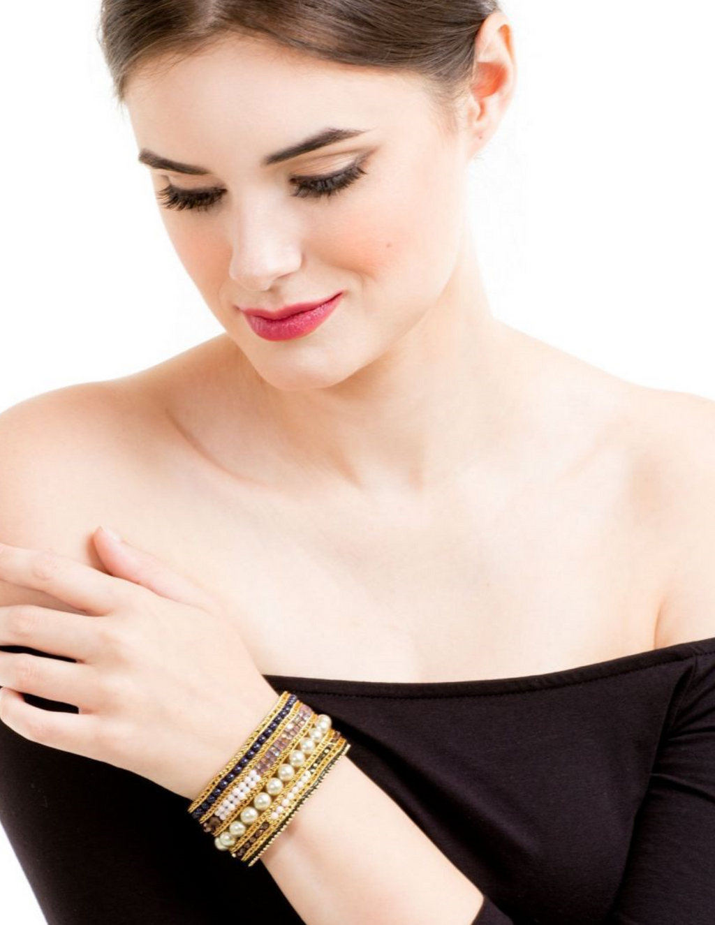 Cuff the beads bracelet - Modern Angles Style and Class