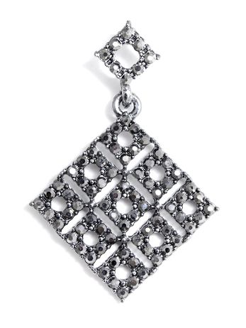 Diamond Shaped Pendant Earrings - Modern Angles Style and Class