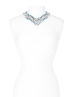 BEST SELLER Divine Turquoise Statement Necklace - Modern Angles Style and Class