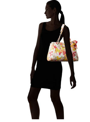 Modern Angles Large Floral Satchel - Modern Angles Style and Class
