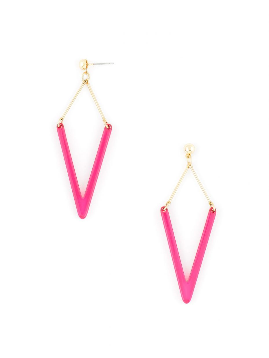 BEST SELLER Modern Angles V Shaped Earrings - Modern Angles Style and Class