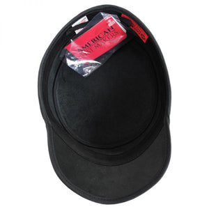 Bottle Rocker Leather Cadet Cap - Modern Angles Style and Class