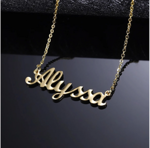 Custom Name Necklace - Modern Angles Style and Class