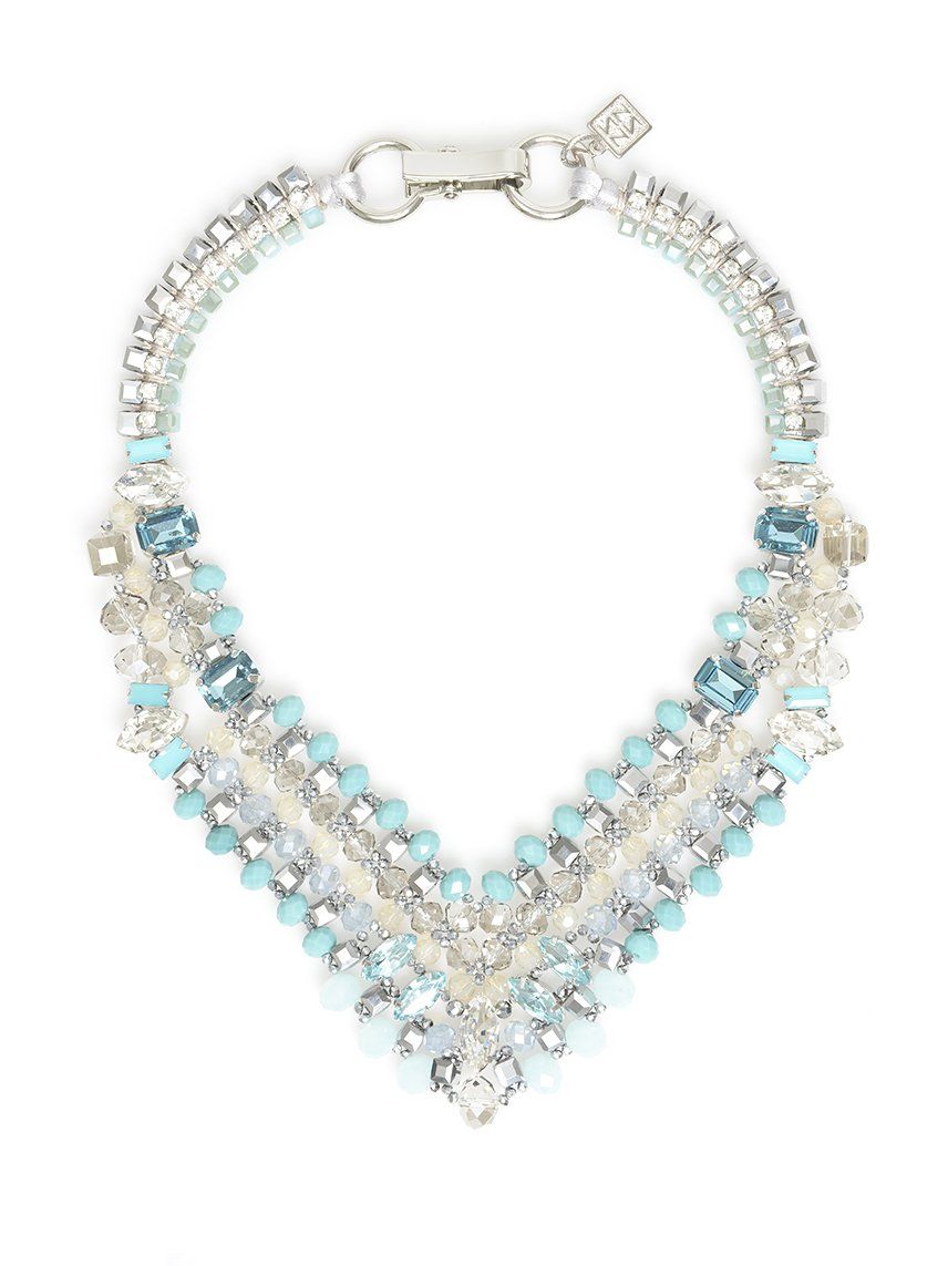BEST SELLER Divine Turquoise Statement Necklace - Modern Angles Style and Class