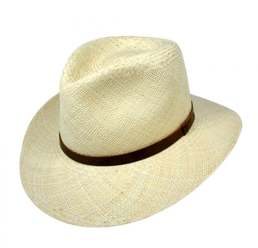 EXCLUSIVE Big and Tall Panama Hat treated with Teflon - Modern Angles Style and Class