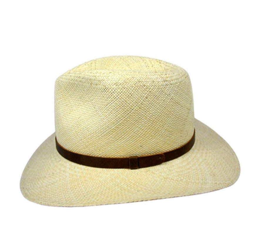 EXCLUSIVE Big and Tall Panama Hat treated with Teflon - Modern Angles Style and Class