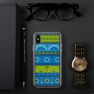 Designer Fashion iPhone Case [Cool Tone] - Modern Angles Style and Class